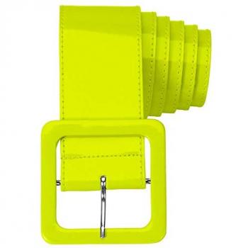 Glänzender Neon Gürtel für Damen