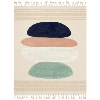 Baumwollteppich im Boho-Design 300 x 400 cm