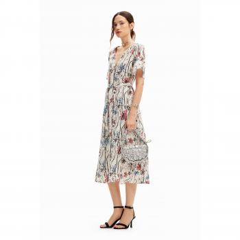 Desigual Abito Color Mix Bianco
