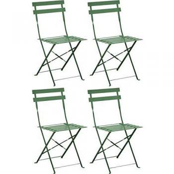 Lot de 4 Chaises Pliantes Cuba