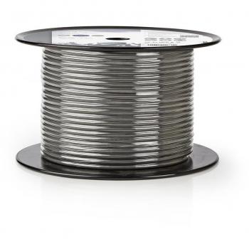 Câble DMX 110 Ohm 2x 0,23 mm² 100 m PVC Gris Foncé Rouleau