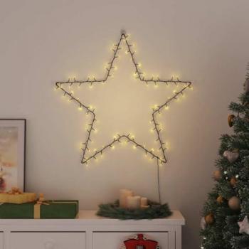 115 LEDs Warm White Star Silhouette Christmas Lights