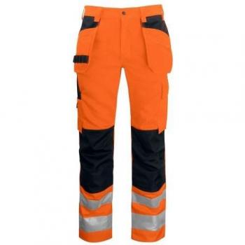 ProJob Men's 38S Safety Trousers – Black with Orange Accents