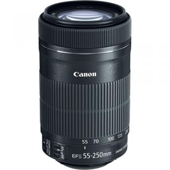 Objectif Canon EF-S 55-250mm f/4-5.6 IS STM Noir Téléobjectif
