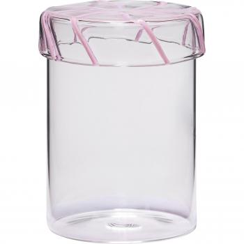 Bocal décoratif Heir en verre rose
