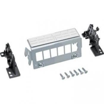 Hager Netzwerk-Patchpanel Keystone CAT 6a, Cat.7 Rohkabel, Cat.7a Rohkabel (FZ06MK)