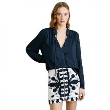 Blusa de Poliéster Marino para Mujer