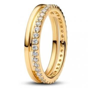 Anillo Pandora Doble Banda 52