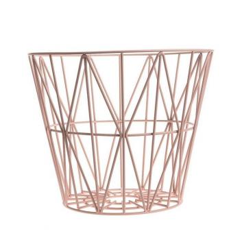 Ferm Living Medium Rose Korb mit Tischplatte