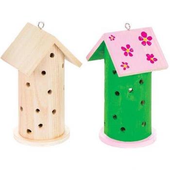 Wooden Ladybug Houses (Set of 2) Craft Kits for Kids