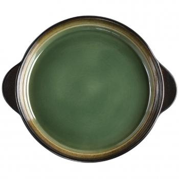 Green Tapas Round Serving Dish by Olympia X6
