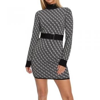 Guess 4G Logo Belted Mini Dress