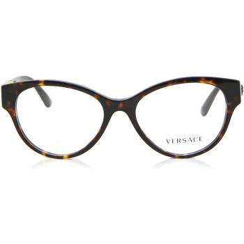 Óculos de Grau Versace VE3313 108 Tortoiseshell 52mm