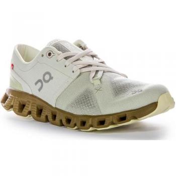 ON Damen Cloud X 3 Laufschuh – 40,5 (Aloe Hunter)