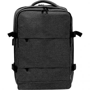 Mochila de viaje con USB y acolchado DAM, incluye bolsillo para portátil