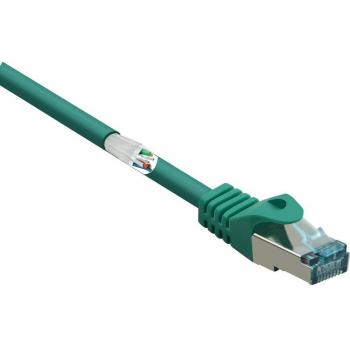 Renkforce 15m Snagless CAT 6A S/FTP RJ45 Network Cable Green