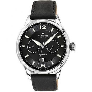 DUGENA Premium Herren Zeitmesser – 7000304 Automatik, schwarzes Zifferblatt