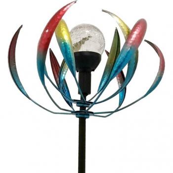 Illumination LED tournante « GardenPulse Solaire »