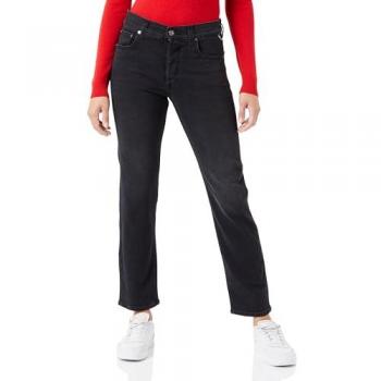 Jeans noir coupe droite MAIJKE 25/L30 par Replay
