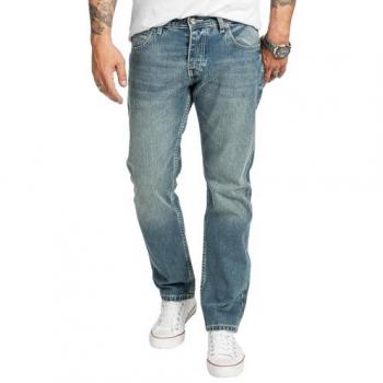 Rock Creek Herren Stretch Jeans Regular Fit Hellblau W33 L32