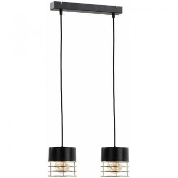 Sospensione Royal Bar Nera Keter 860, 50 cm, 2 lampadine E27