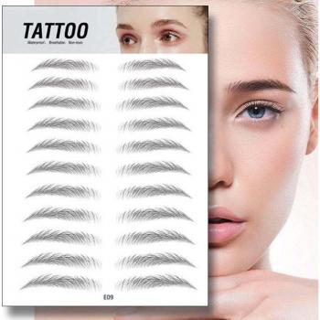 3D Eyebrow Design Stickers