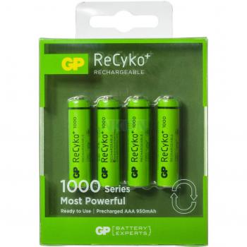 Pilas AAA de GP Batteries con 950mAh de capacidad y tecnología NiMH