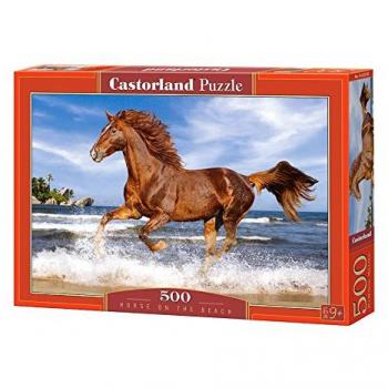 500‑Teile-Puzzle Castorland B-52578 „Horse on the Beach“