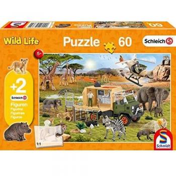 Mission Sauvetage – Puzzle 60 pièces + 2 figurines Schleich