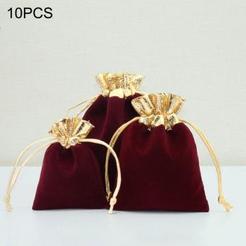 Bolsas de Terciopelo para Bodas 10 Unidades 7x9 10x12 12x15 cm Rojo Vino