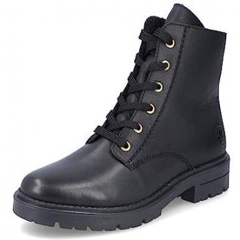 Stivaletti Rieker in Pelle Nera per Donna, Misura 39