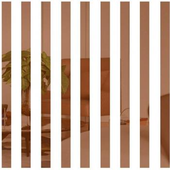 Collection de 10 décalcomanies miroirs rayés amovibles