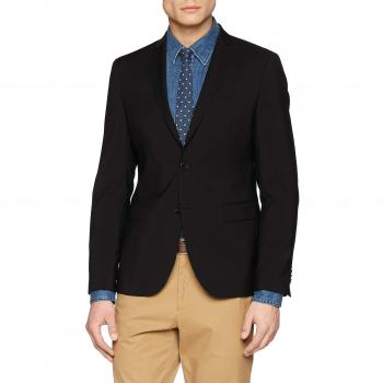 S.Oliver BLACK LABEL Herren Anzugjacke, Schwarz