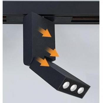 Luces de seguimiento LED de aluminio 6W 12W