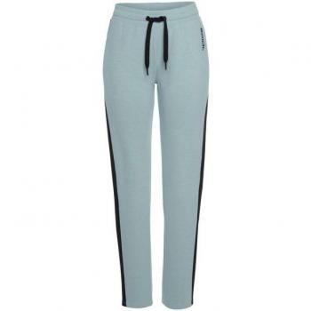 Loungehose BENCH – Mintschwarz Damen, 60 % Baumwolle / 40 % Polyester, Seitenstreifen