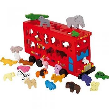 Small Foot Gioco ABC Bus per imparare l'alfabeto