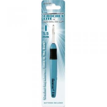 Crochet Lite Hook by Cornerstone, 5.5 mm, Seafoam Green