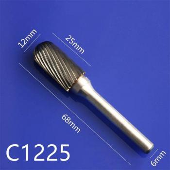 Tungsten Steel Rotary File 6mm x 12mm