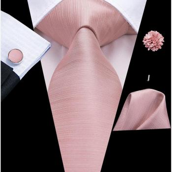 Boutonniere Hi‑Tie de Seda y Oro Rosa