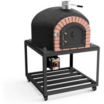 Horno de Leña Gran Canaria 100 cm con Base Metálica y Ruedas