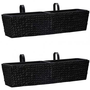 Black Water Hyacinth Planters