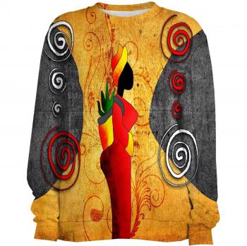 Blusa Suave Algodón Retró Roja