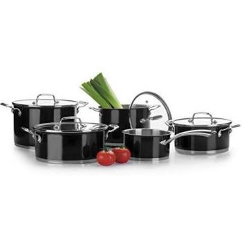 Juego Completo de Cazuelas Negros 5 piezas – Lacor 44005