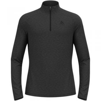 Odlo Essentials 200 CW Half Zip Fleece – Black Melange – S Male