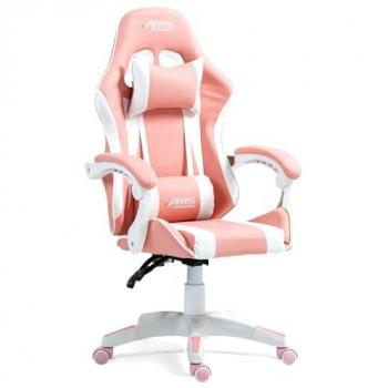 Chaise Gaming AMS-GAMING GAMER02-PINK noir & rose