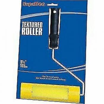 SupaDec Strukturierter Farbroller One Size Schwarz & Gelb Edition