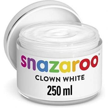 Snazaroo Kinderschminke Clown-White 250 ml – wasserbasiert, hypoallergen
