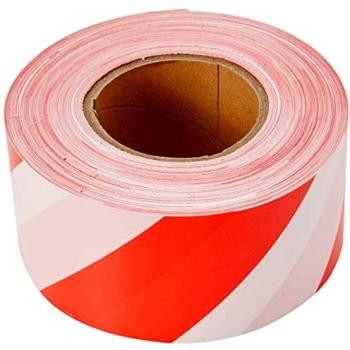 Everbuild Non Adhesive Barrier Tape Red/White 72mm x 500m