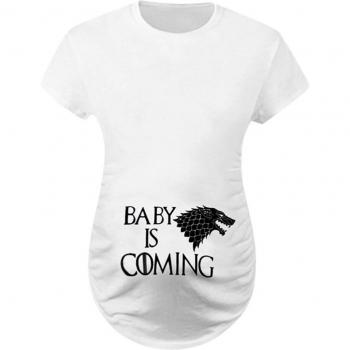 Estilo Materno: T-Shirt Casual Blanca