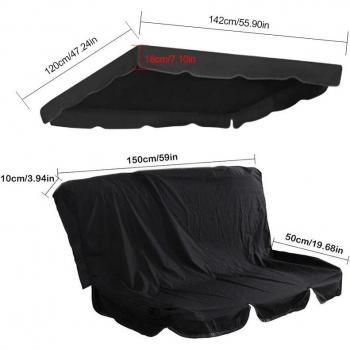 Foldable Porch Swing Canopy